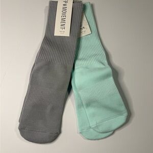 Free People Movement Lucky  Honey Last Lap tube socks. 2 pairs.